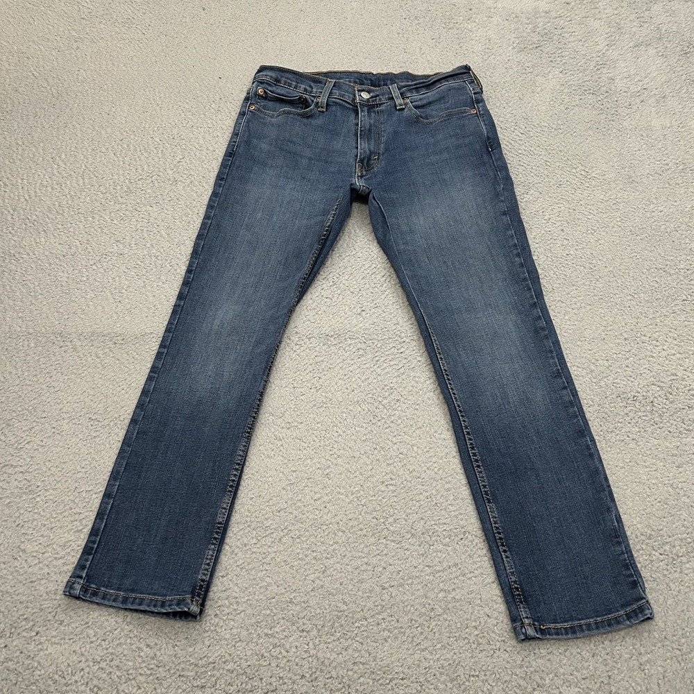 Levis Jeans Mens 32x29 Blue Denim 511 Slim Straight American Stretch Medium Wash